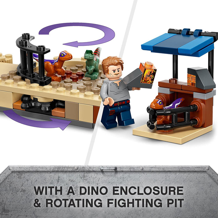 LEGO 76945 Jurassic World Atrociraptor Dinosaur Bike Chase Set, Infinity Collectables