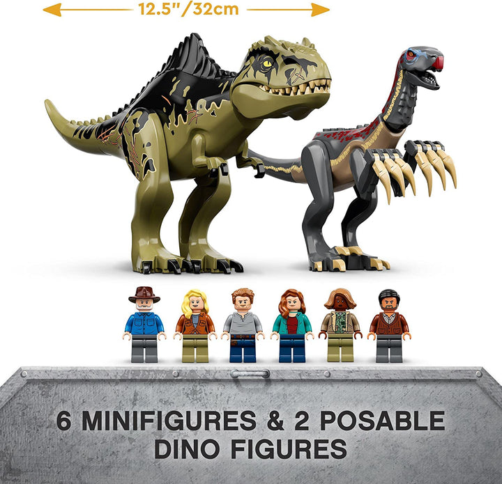 LEGO 76949 Jurassic World Giganotosaurus Attack Dinosaur Set