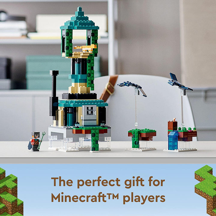 LEGO Minecraft 21173 The Sky Tower Building Set, Infinity Collectables