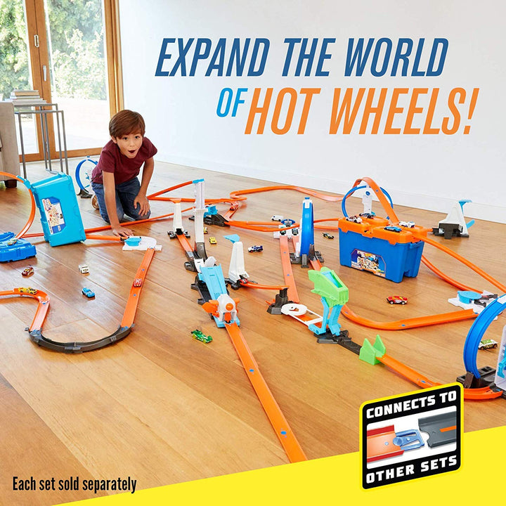 Hot Wheels Track Builder Multi Loop Stunt Box