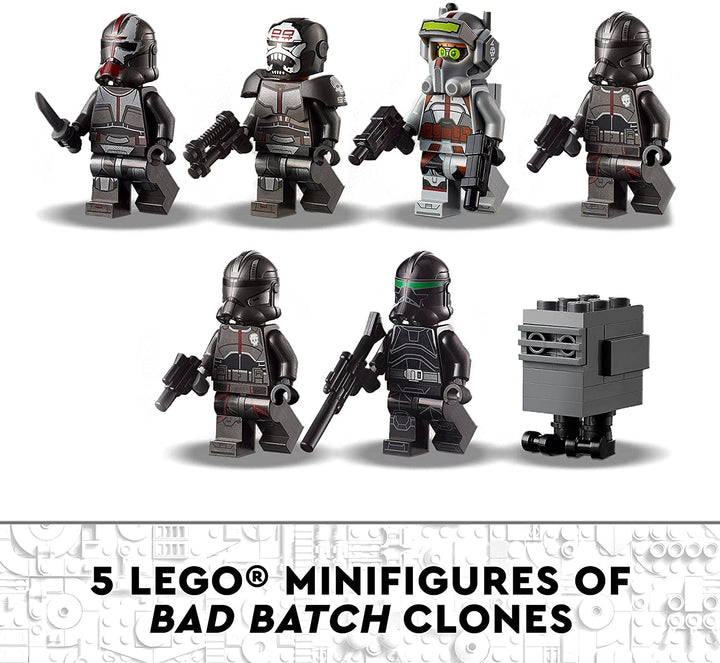 LEGO 75314 Star Wars: The Bad Batch Attack Shuttle Set, Infinity Collectables
