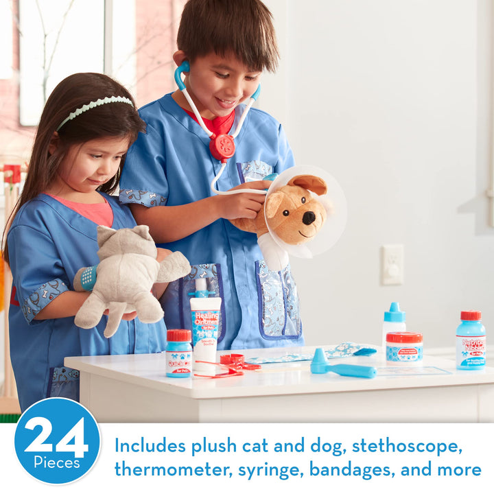 Melissa & Doug Examine & Treat Pet Vet Play Set