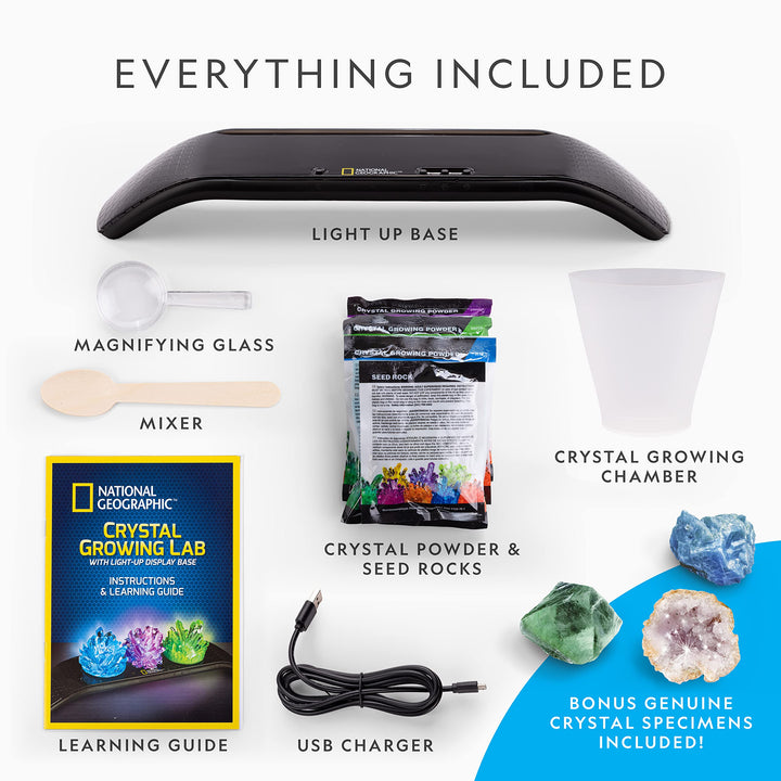 National Geographic Light Up Crystal Growing Lab
