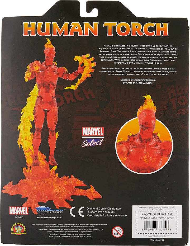Diamond Select Marvel Human Torch Action Figure