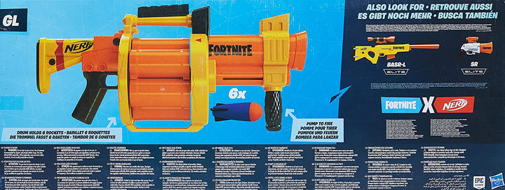Nerf Fortnite GL Rocket-Firing Blaster, Infinity Collectables