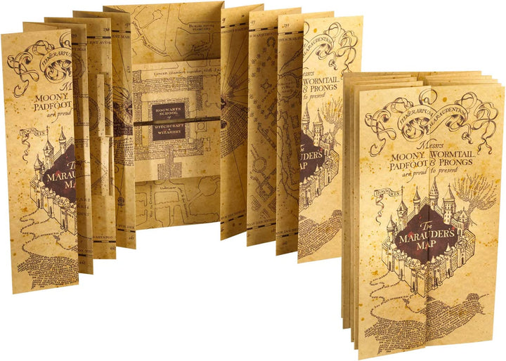 Harry Potter Marauder’s Map - 72in Fully Detailed Expanding Folded Replica Map