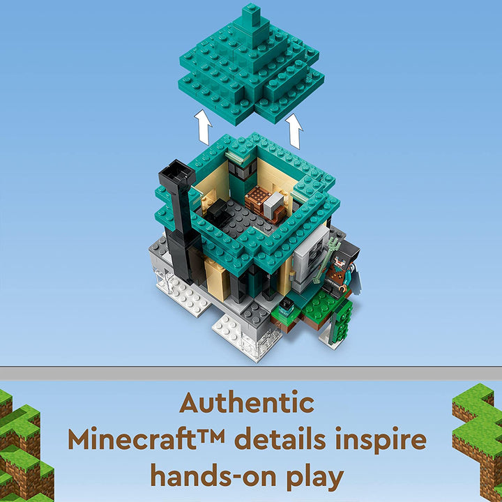 LEGO Minecraft 21173 The Sky Tower Building Set, Infinity Collectables