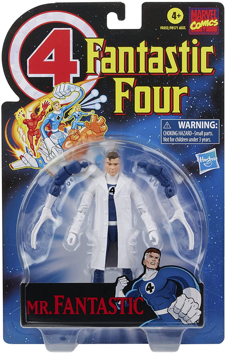 Hasbro Marvel Legends Series Retro Mr. Fantastic Action Figure, Infinity Collectables
