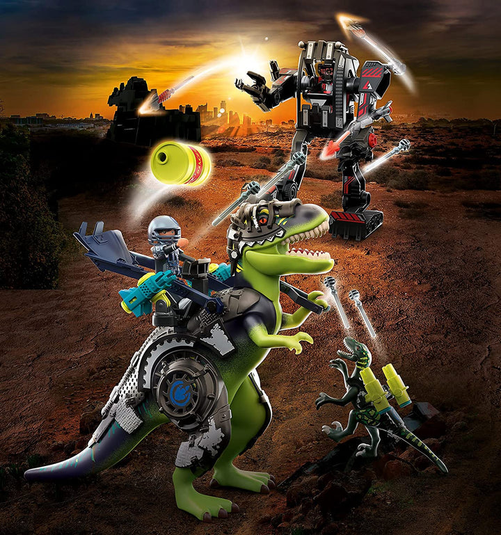 Playmobil 70624 Dino Rise T-rex Battle Of The Giants Playset