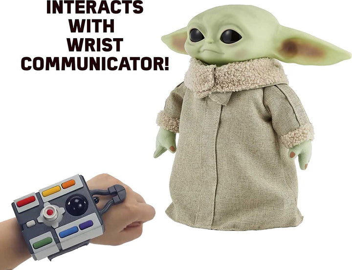 Star Wars Mandalorian The Child Baby Yoda Real Moves Plush, Infinity Collectables