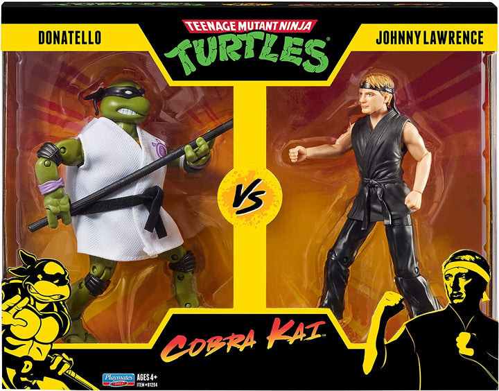 TMNT x Cobra Kai Donatello vs. Johnny Lawrence Two-Pack, Infinity Collectables