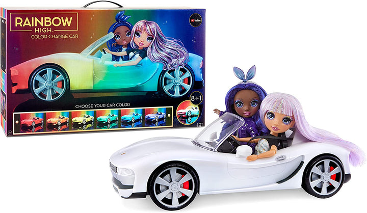 Rainbow High 8-in-1 Colour Change Car
