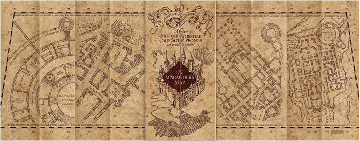 Marauders Map 1000pc Jigsaw Puzzle, Infinity Collectables