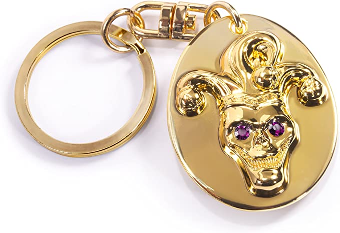 Suicide Squad Officially Licensed Gold Joker Keychain, Infinity Collectables