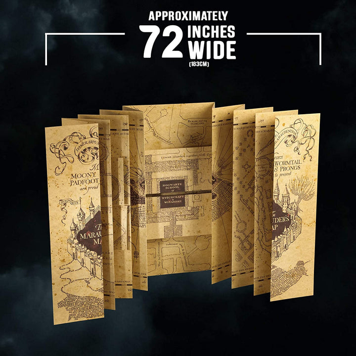 Harry Potter Marauder’s Map - 72in Fully Detailed Expanding Folded Replica Map