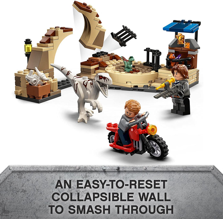 LEGO 76945 Jurassic World Atrociraptor Dinosaur Bike Chase Set, Infinity Collectables