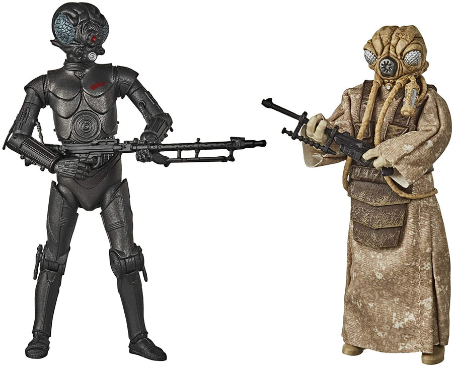 Star Wars The Black Series Zuckuss and 4-Lom 2 Pack, Infinity Collectables
