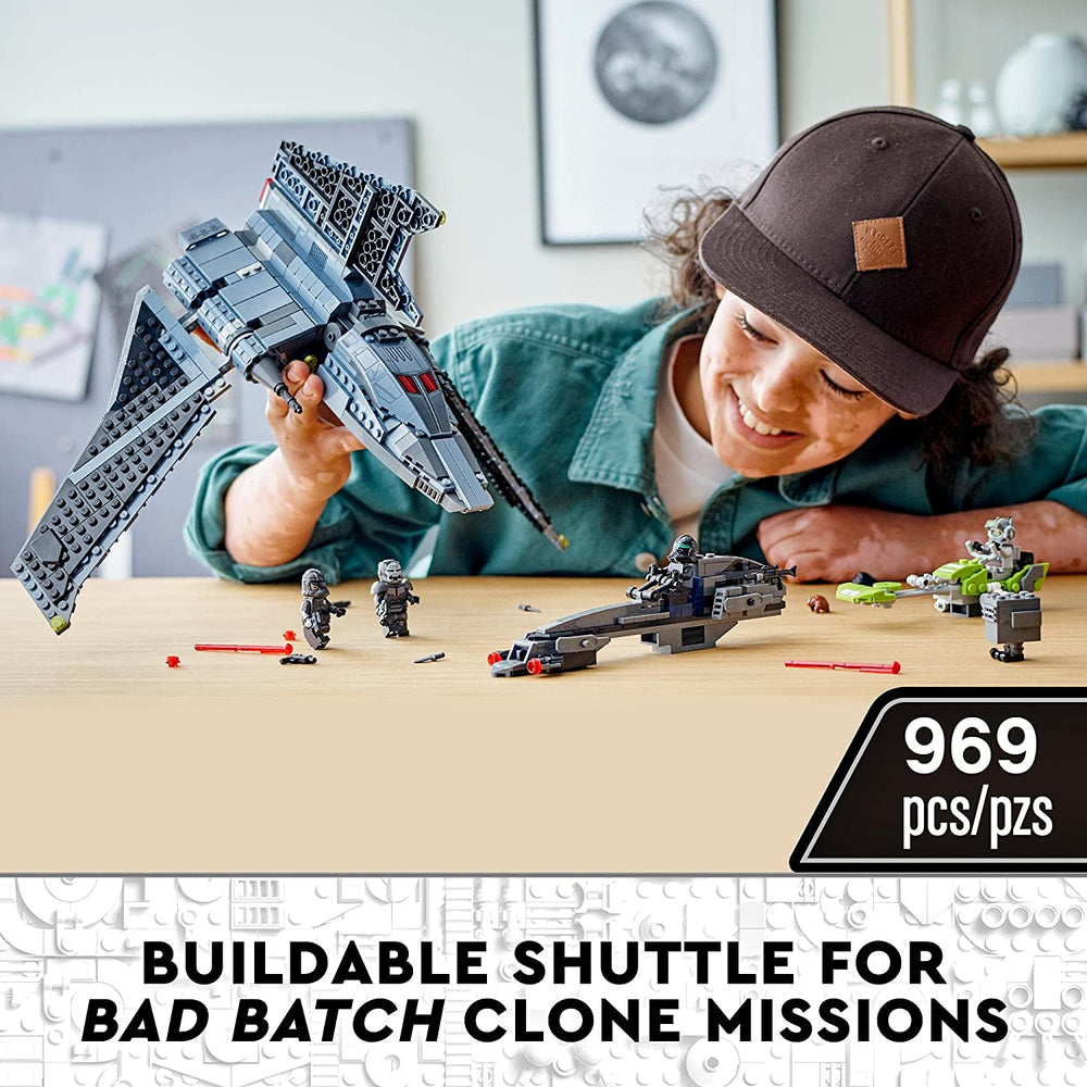 LEGO 75314 Star Wars: The Bad Batch Attack Shuttle Set, Infinity Collectables