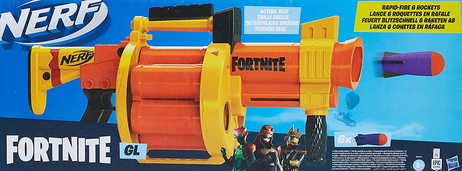 Nerf Fortnite GL Rocket-Firing Blaster, Infinity Collectables