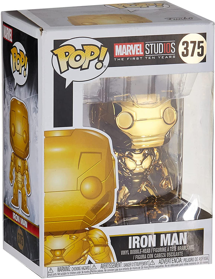 Iron Man (Gold Chrome) Marvel Studios 10 Years Anniversary Pop! Vinyl Figure, Infinity Collectables