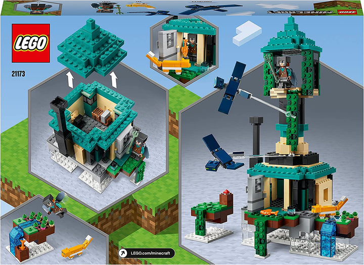 LEGO Minecraft 21173 The Sky Tower Building Set, Infinity Collectables