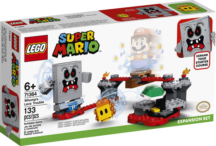 LEGO Super Mario 71364 Whomp’s Lava Trouble Expansion Set *Retired Lego Set