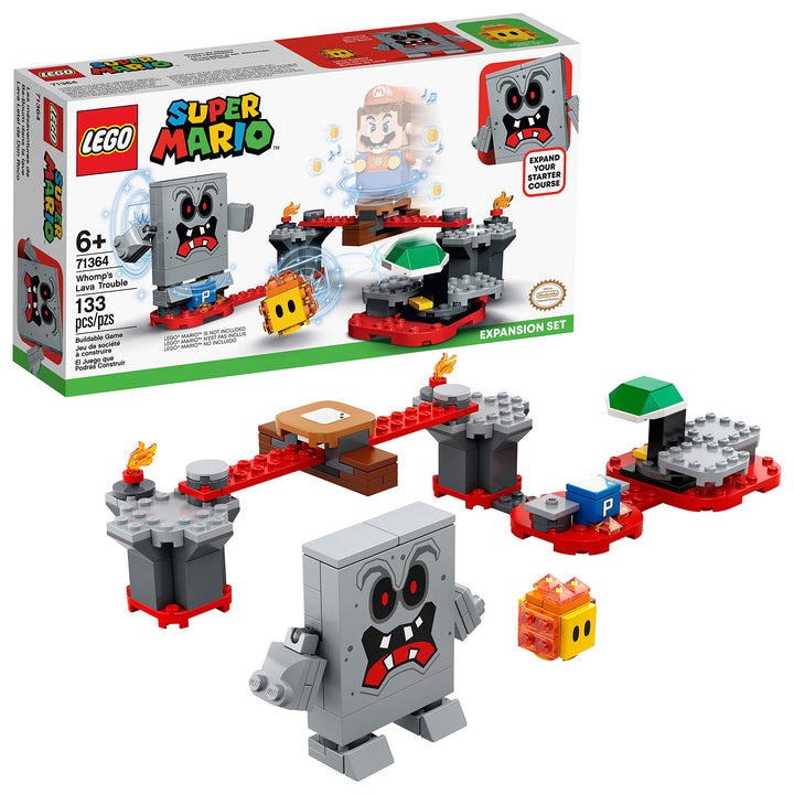 LEGO Super Mario 71364 Whomp’s Lava Trouble Expansion Set *Retired Lego Set