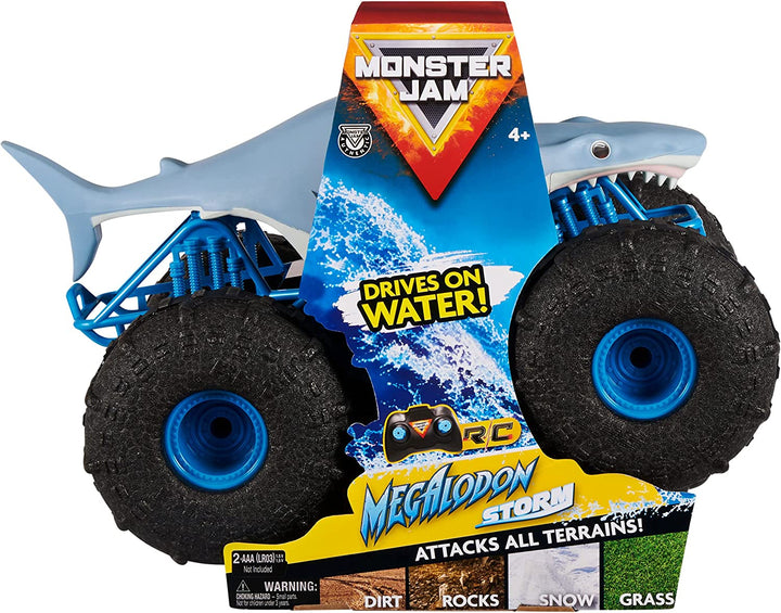 Monster Jam Megalodon Storm Thrasher 1:15 Remote Control Monster Truck
