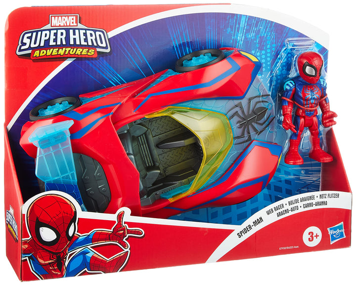 Playskool Heroes Super Hero Adventures Marvel Spider‑Man Web Racer 5" Scale Action Figure