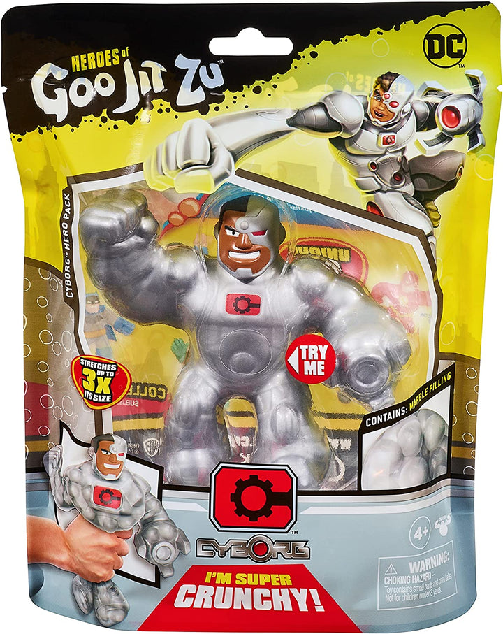 Heroes of Goo Jit Zu DC Super Heroes Cyborg Stretch Figure, Infinity Collectables