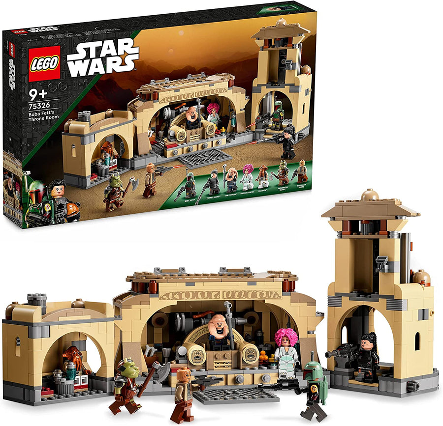 LEGO 75326 Star Wars: Boba Fett’s Throne Room Buildable Set, Infinity Collectables