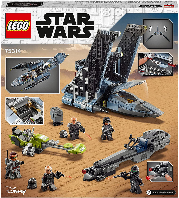 LEGO 75314 Star Wars: The Bad Batch Attack Shuttle Set, Infinity Collectables