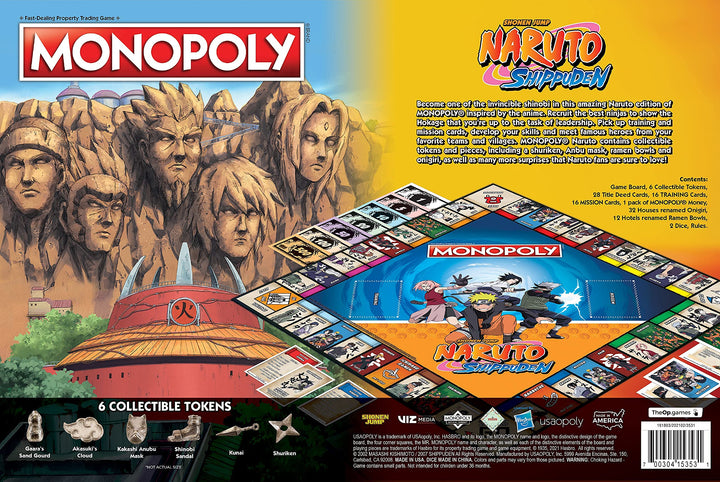 Monopoly Naruto Edition Board Game