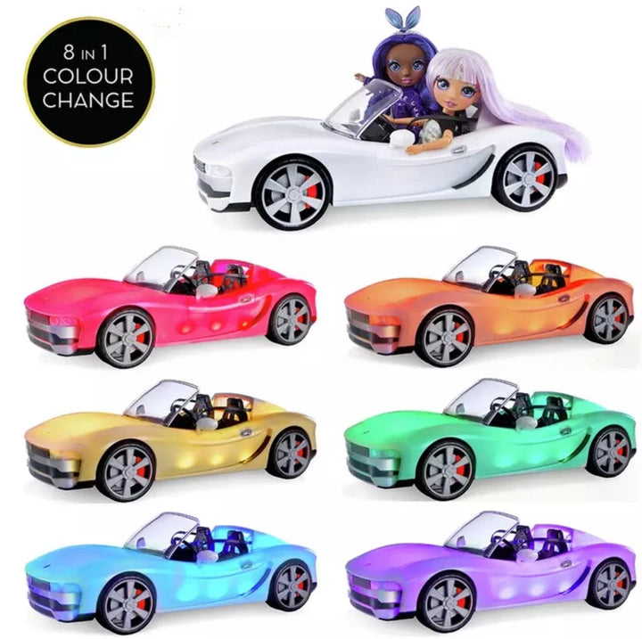 Rainbow High 8-in-1 Colour Change Car