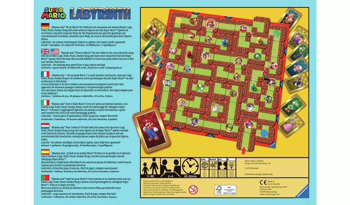 Ravensburger Super Mario Labyrinth The Moving Maze Game