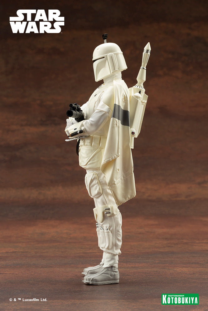 Star Wars ARTFX+ PVC 1/10 Scale Limited Edition Statue Boba Fett White Armor Version, Infinity Collectables , Uncategorized