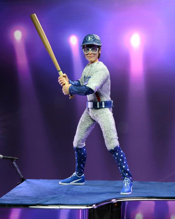 NECA Elton John with Piano (Live 1975) Deluxe 8" Clothed Action Figure
