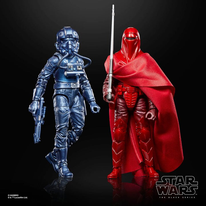 Star Wars 40th Anniversary Exclusive Carbonised Emperor’s Royal Guard and Tie Pilot 2 Pack
