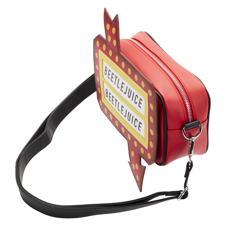 Loungefly Beetlejuice Graveyard Sign Crossbody Bag