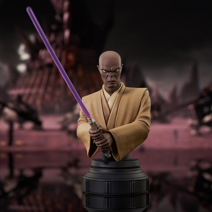 Star Wars The Clone Wars Mace Windu 1/7 Scale Limited Edition Bust