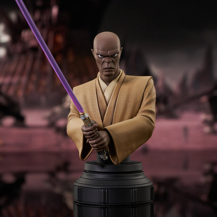 Star Wars The Clone Wars Mace Windu 1/7 Scale Limited Edition Bust