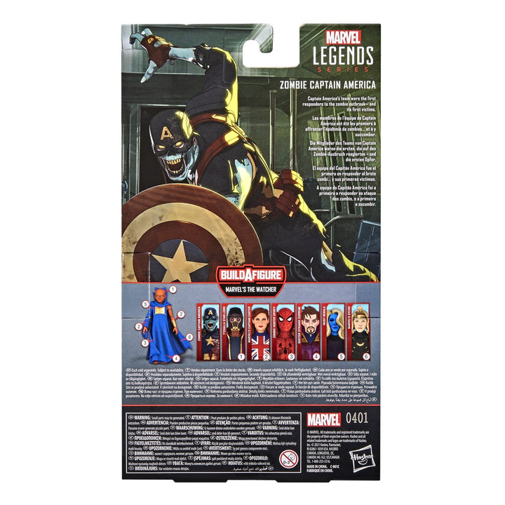 Hasbro Marvel Legends Zombie Captain America What If...? Action Figure