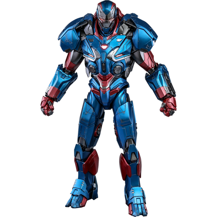 Hot Toys Avengers: Endgame Movie Masterpiece Series Diecast Action Figure 1/6 Iron Patriot, Infinity Collectables