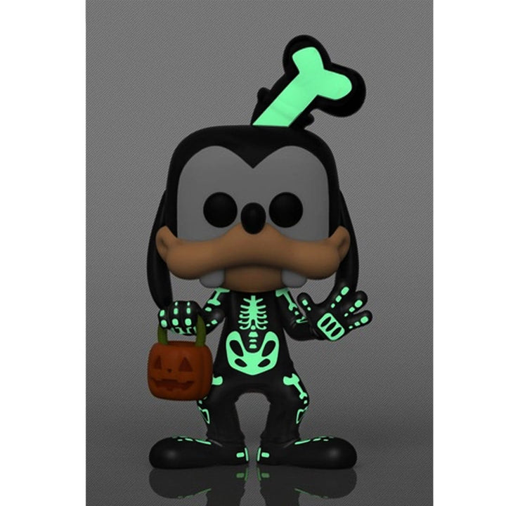 Skeleton Halloween Goofy Glow In The Dark Disney Funko Pop! Vinyl Figure *Exclusive
