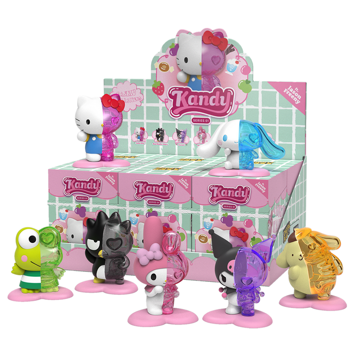 Kandy x Sanrio Mighty Jaxx Freeny's Hidden Dissectibles Bundle of 6 Random Figures