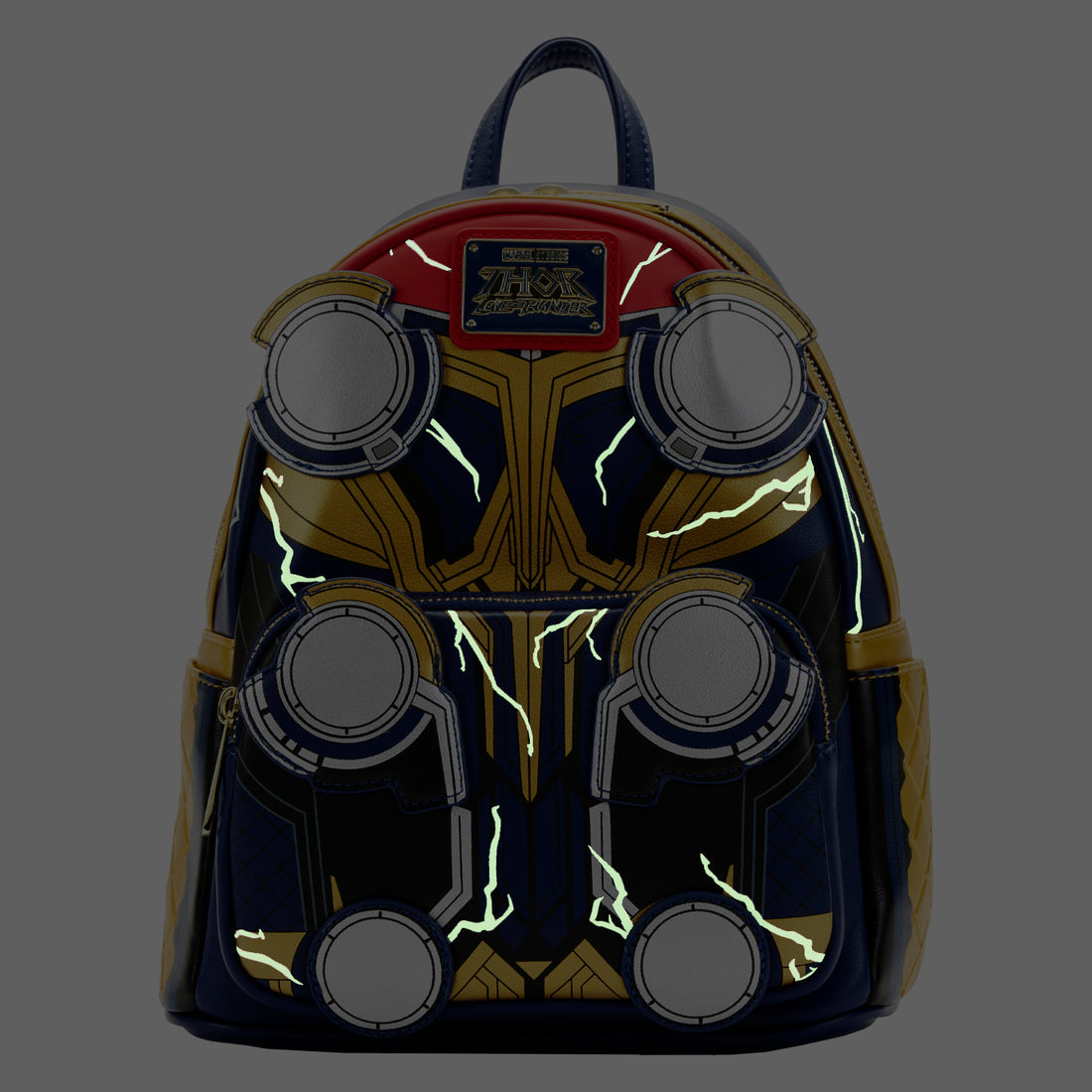 Loungefly Marvel Thor Love And Thunder Cosplay Glow In The Dark Mini Backpack, Infinity Collectables