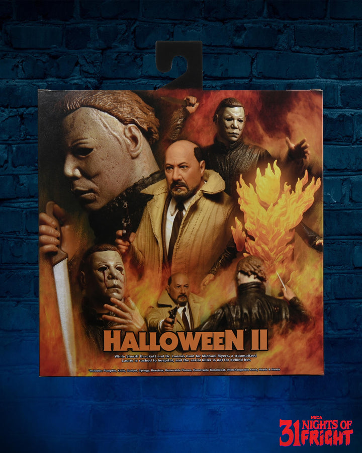 NECA Halloween 2 Michael Myers and Dr Loomis 2 Pack Ultimate 7 Inch Action Figures