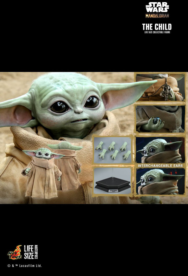 Hot Toys Star Wars The Mandalorian Life Size Action Figure The Child 36cm, Infinity Collectables