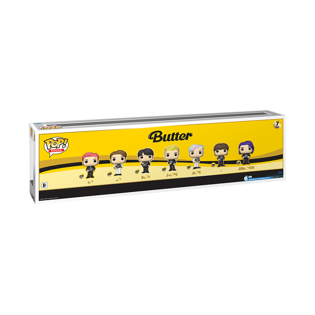 BTS (Butter) 7 Pack Funko Pop! Rocks Vinyl Figure's * Exclusive, Infinity Collectables