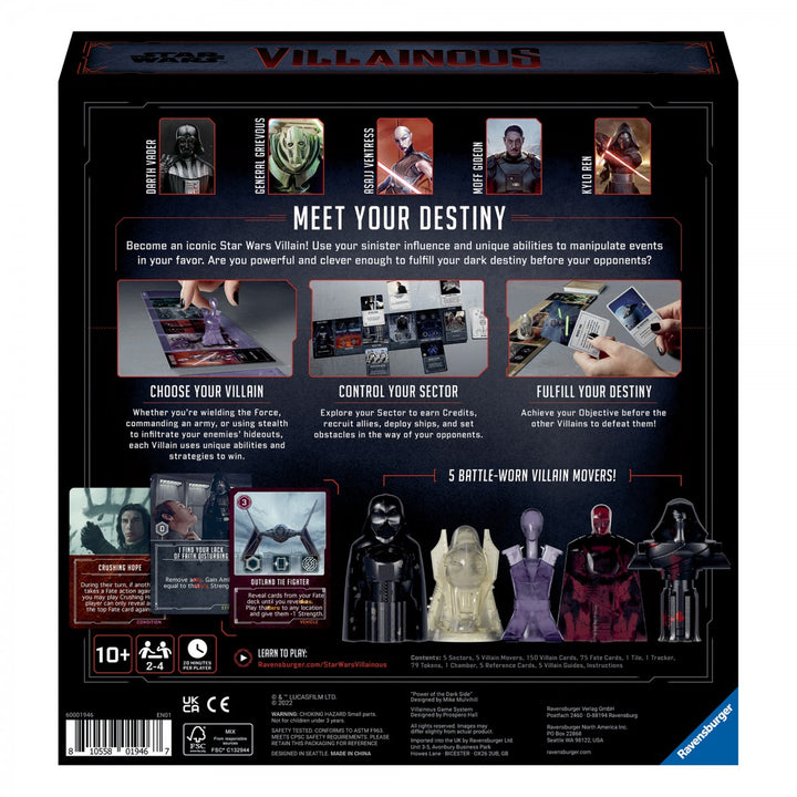 Ravensburger Star Wars Villainous Game - The Power of the Dark Side